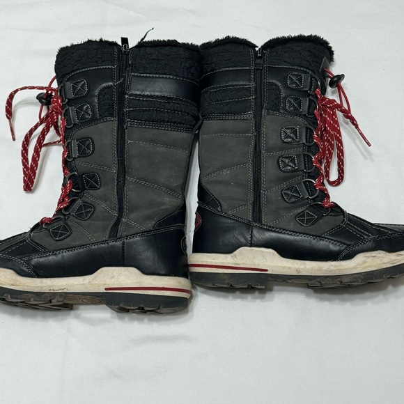 3M Thinsulate Snow black boots - Water resistant with faux fur - Picture 3 of 8